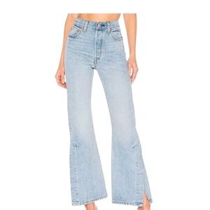 Levi’s Premium Ribcage Split Flare Jeans W30 L32  Big E Retro Y2K Boho